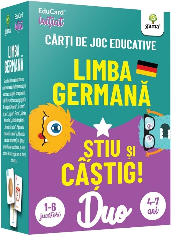 Книга Carti de joc educative. Limba germana • Stiu si castig! (5948492861523)