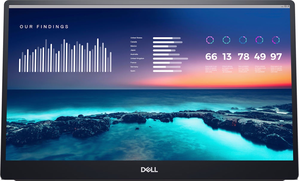 Monitor Dell P1424H Black