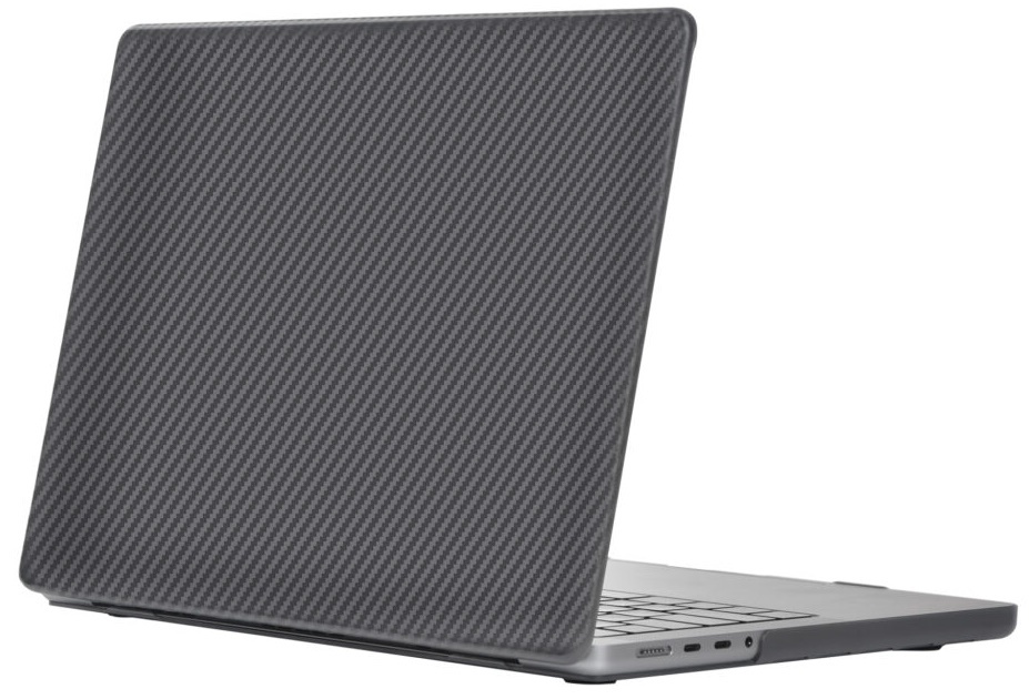 Чехол для ноутбука WiWU Ikavlar Crystal Shield MacBook Pro 16.2 2022 Black Stripe