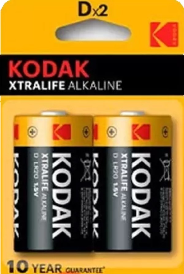 Батарейка Kodak Alkaline LR20 2pcs 952056
