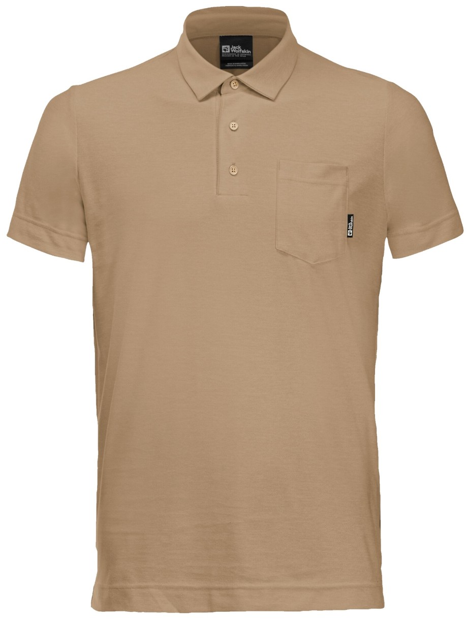 Polo Jack Wolfskin Terral Polo M Beige S