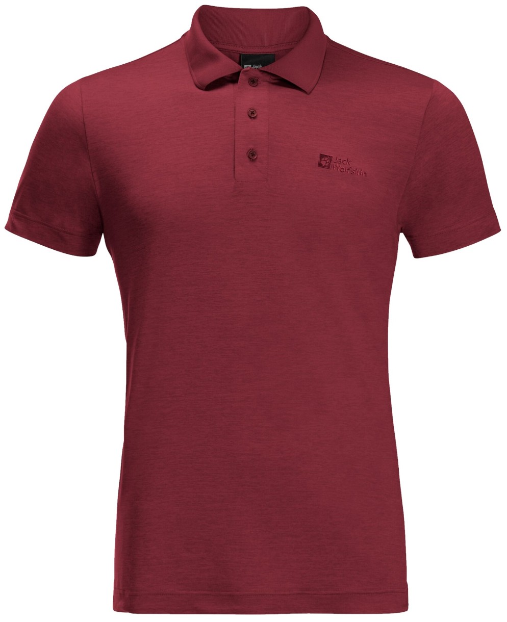 Поло Jack Wolfskin Travel Polo M Darkred XXL