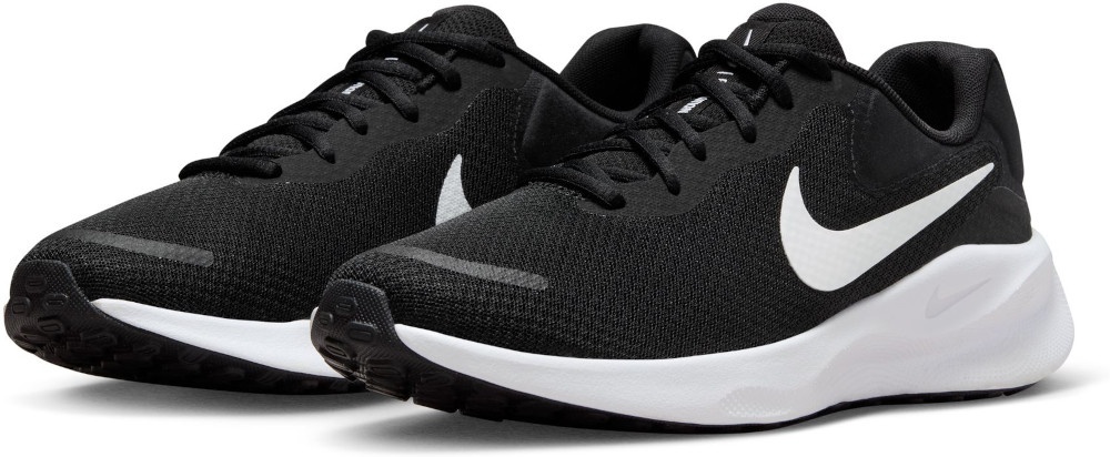Adidași pentru bărbați Nike Revolution 7 Black/White, s.42