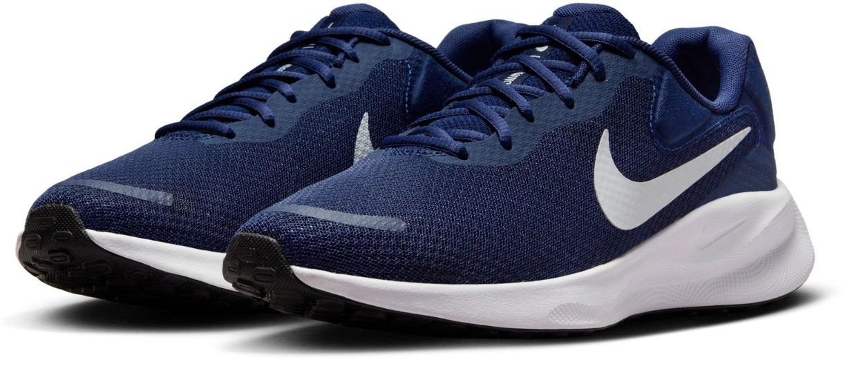 Adidași pentru bărbați Nike Revolution 7 Midnight Navy/Black/White/Pure Platinum, s.41