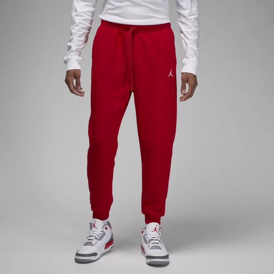 Pantaloni spotivi pentru bărbați Nike M Jordan Ess Flc Pant Red M