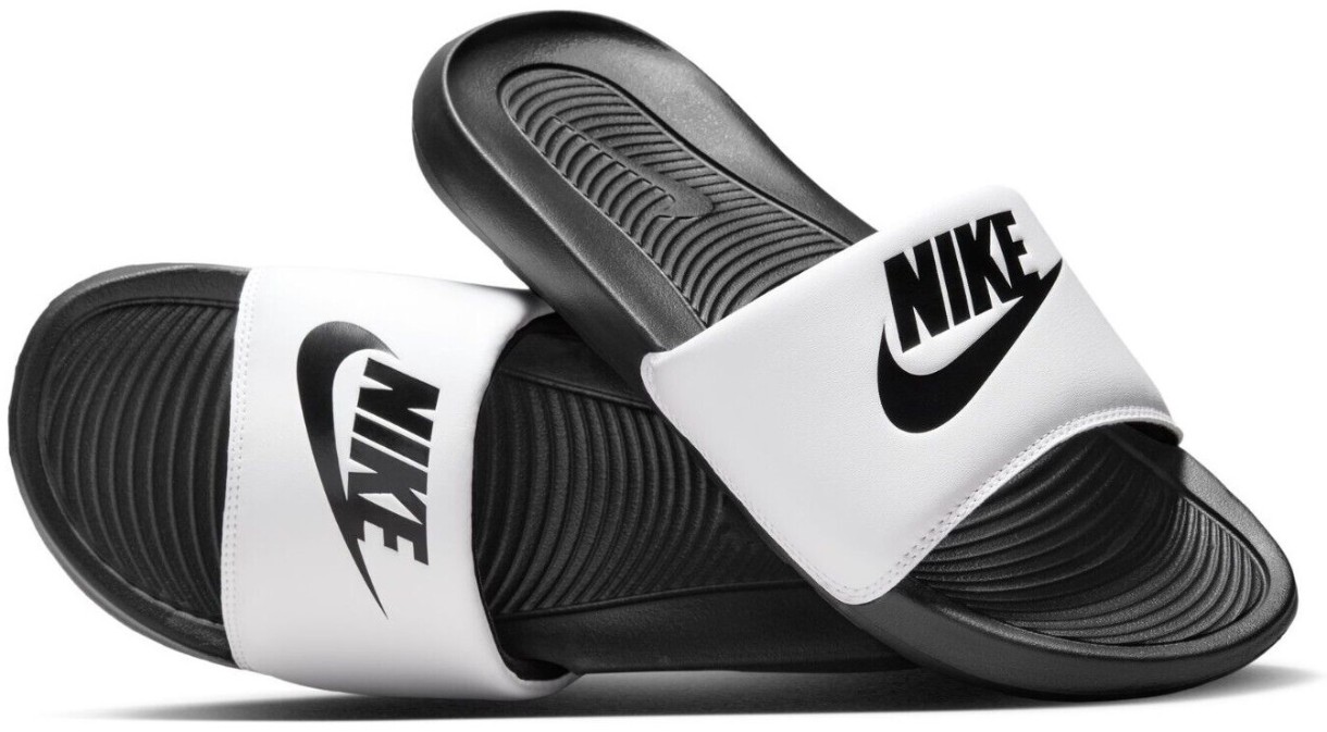 Șlapi pentru bărbați Nike Victori One Slide Black/White, s.45 (CN9675005)