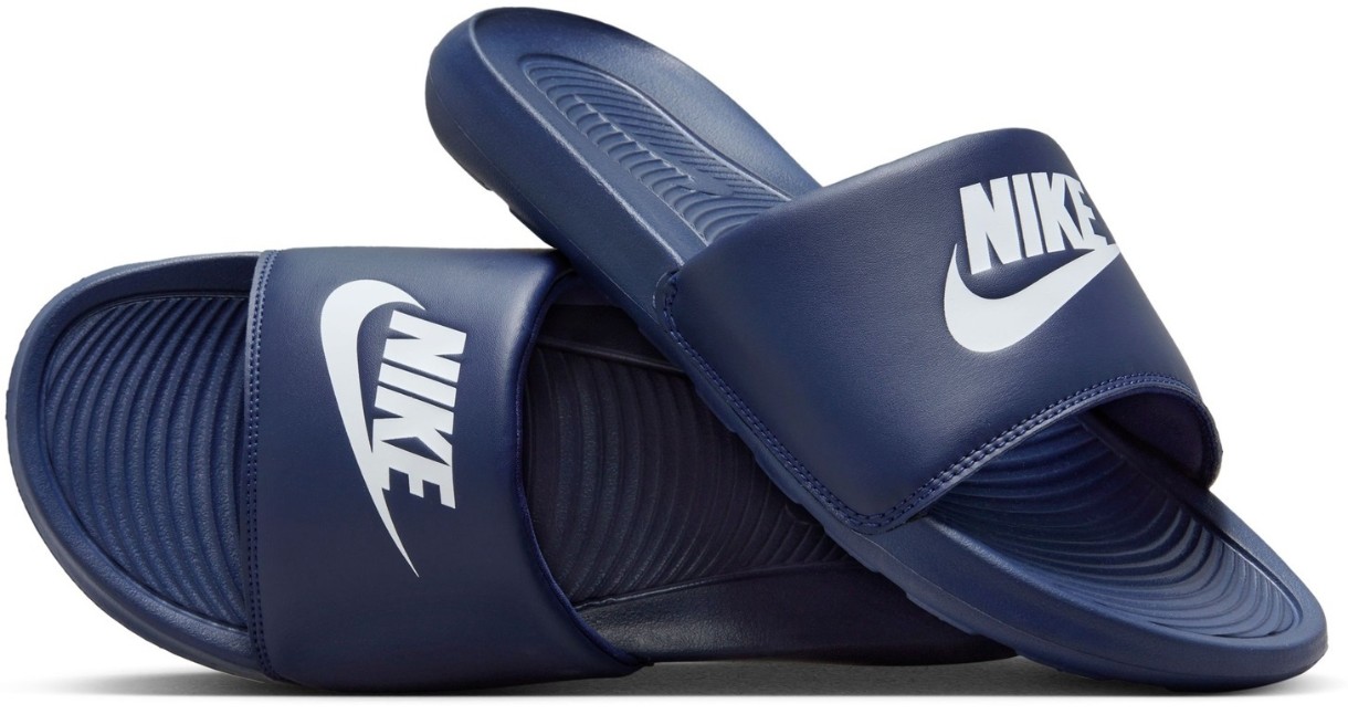 Șlapi pentru bărbați Nike Victori One Slide Midnight Navy/White, s.45
