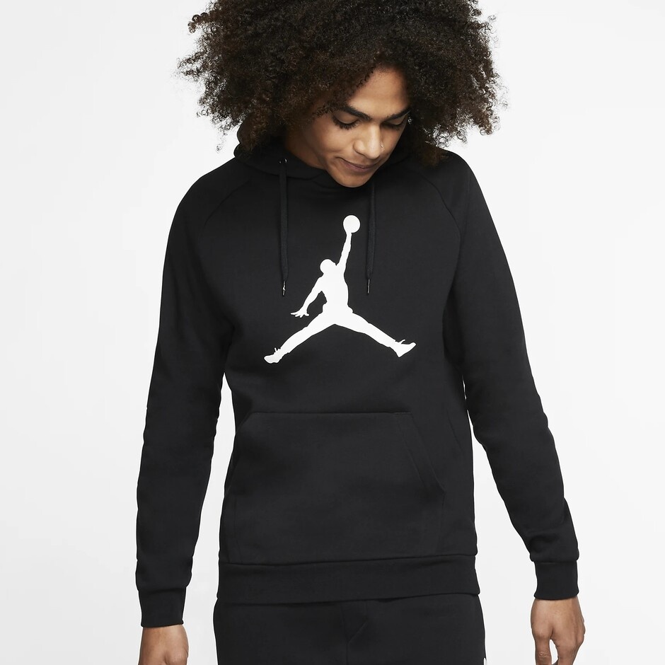 Hanorac pentru bărbați Nike M Jordan Jumpman Logo Flc Po Black S