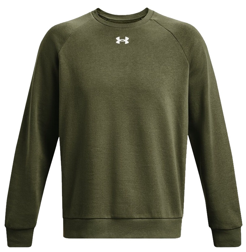 Мужская толстовка Under Armour Rival Fleece Crew Darkolivegreen XS