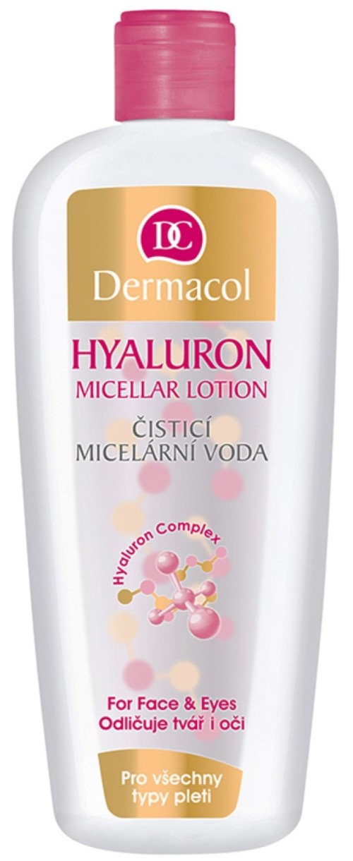 Мицеллярная вода Dermacol Hyaluron Micellar Lotion 400ml