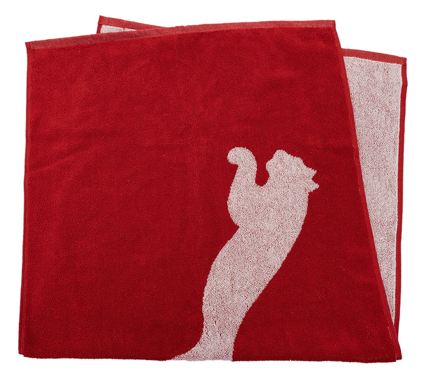 Полотенце Puma Team Towel Small For All Time Red/Puma White 50x100