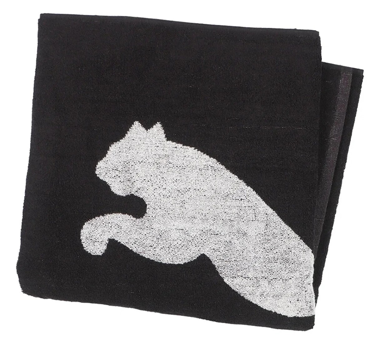 Prosop Puma Team Towel Small Puma Black/White 50x100