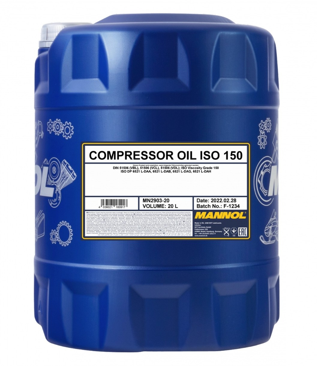 Ulei de compresor Mannol Compressor Oil ISO 150 2903 20L