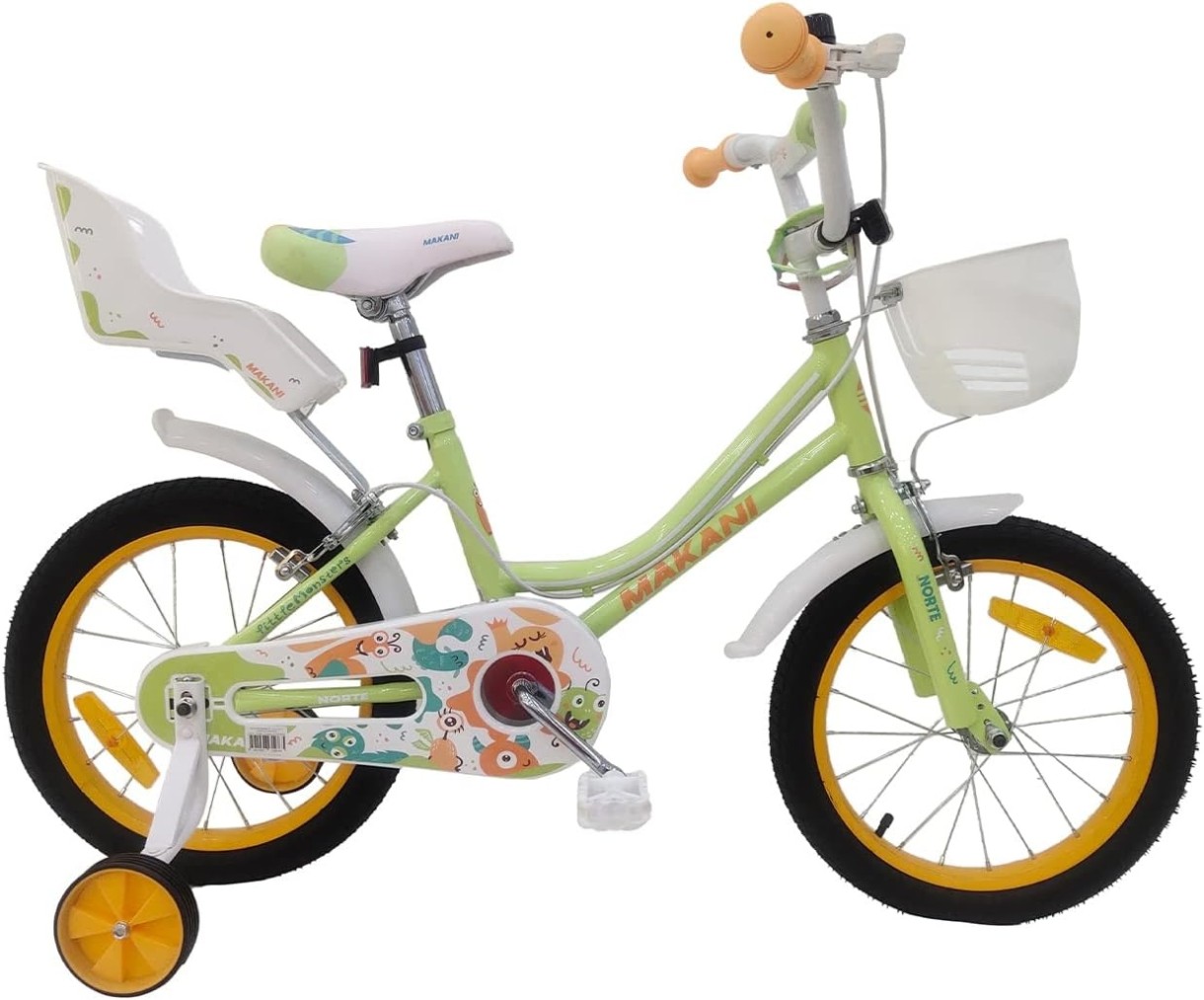 Детский велосипед Makani Norte Green 16" (31006040076)