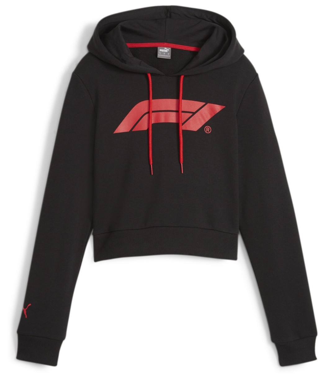 Женская толстовка Puma F1 Ess Cropped Hoodie Wns Puma Black M