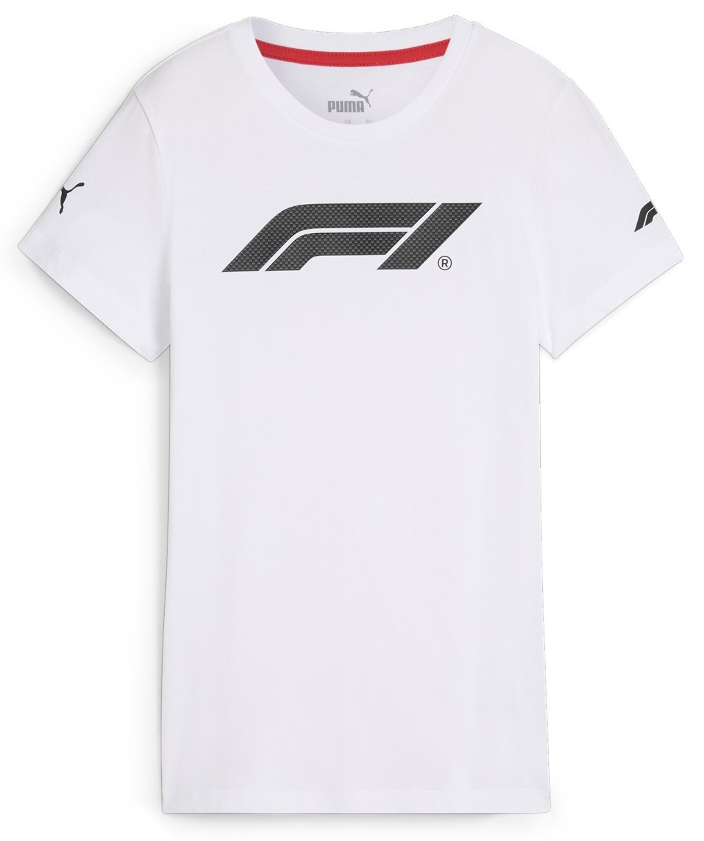 Женская футболка Puma F1 Logo Graphic Tee Wns Puma White, s.L