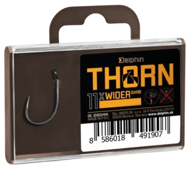 Cârlige pentru pescuit Delphin Thorn Wider 4 11pcs
