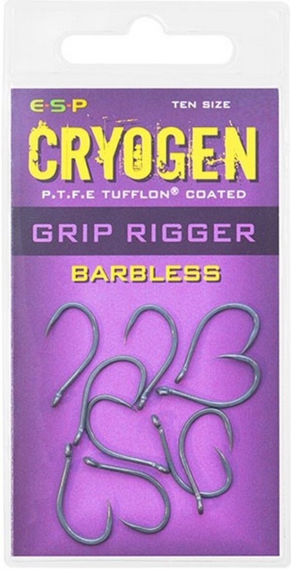 Cârlige pentru pescuit ESP Cryogen Grip Rigger 5 10pcs
