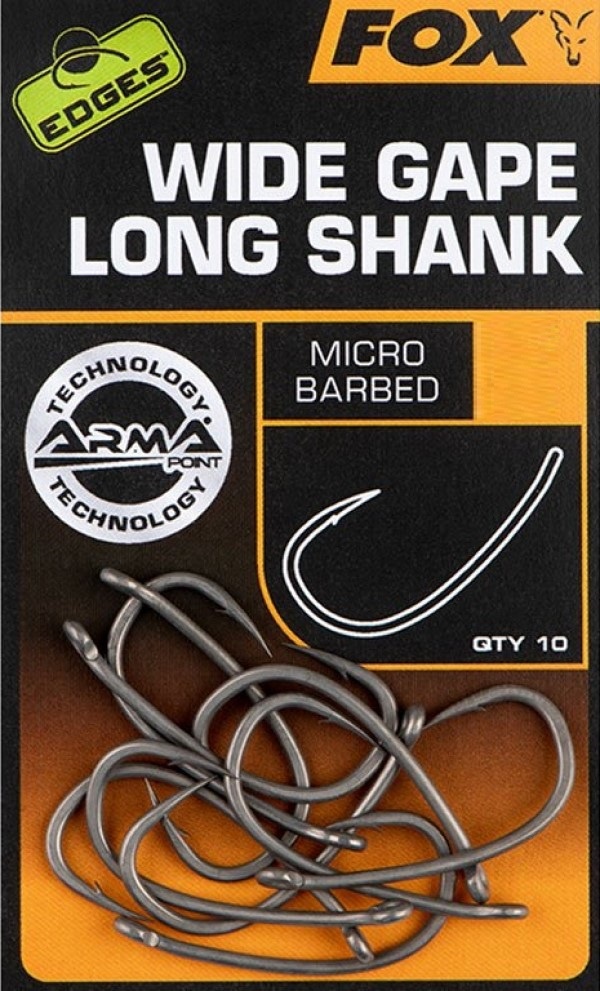 Cârlige pentru pescuit Fox Edges Armapoint Super Wide Gape Long Shank 5 10pcs