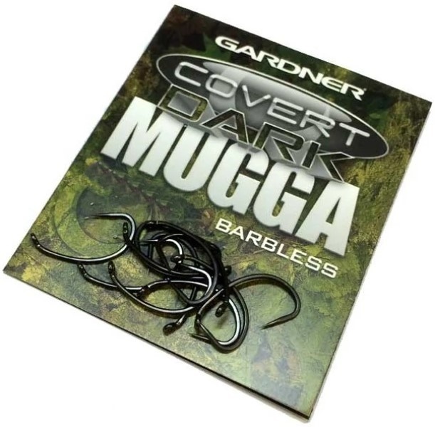 Крючки для рыбалки Gardner Cover Dark Mugga Hook Barbed 4 10pcs