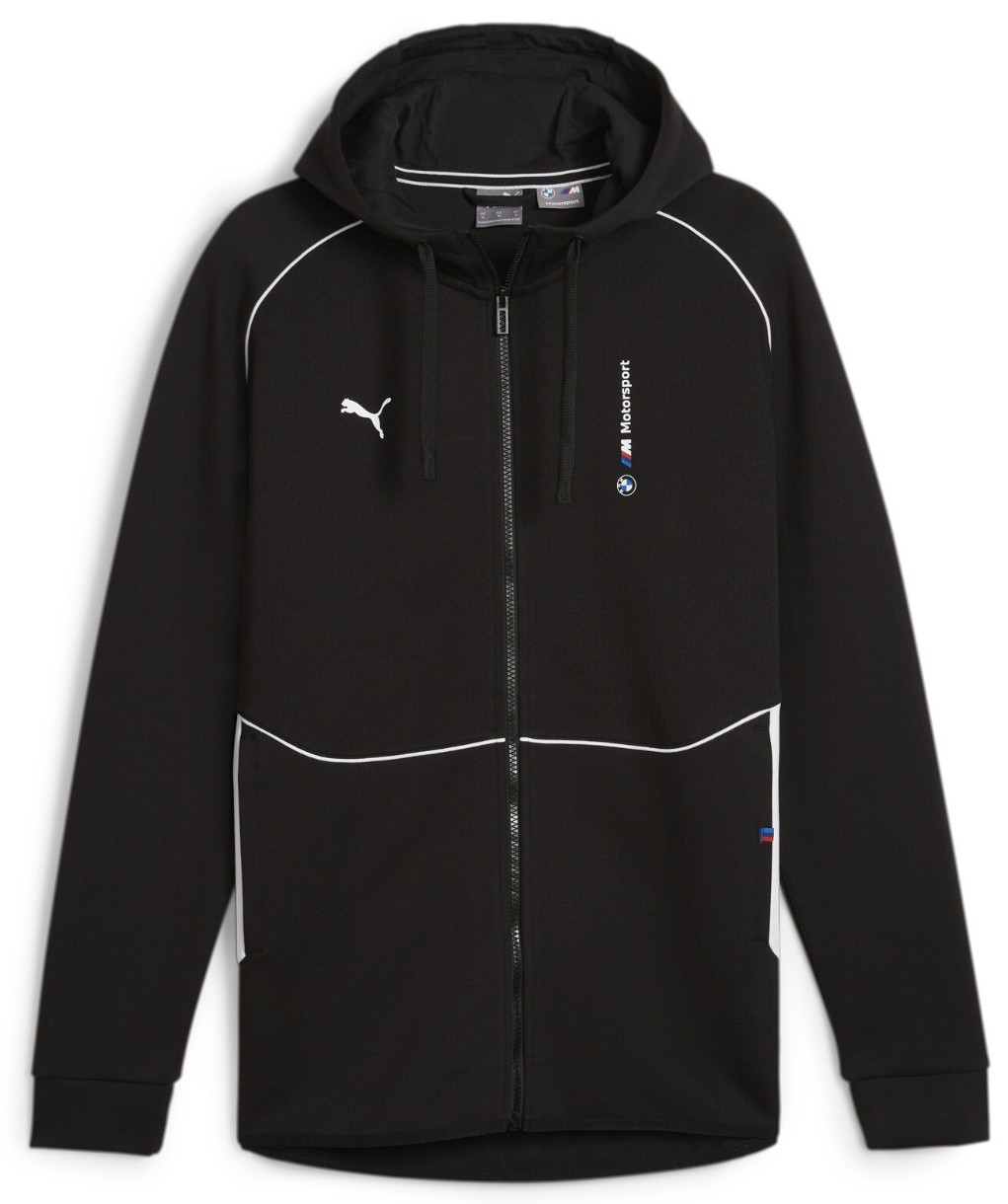 Мужская толстовка Puma Bmw Mms Hooded Sweat Jacket Puma Black XL (62414401)