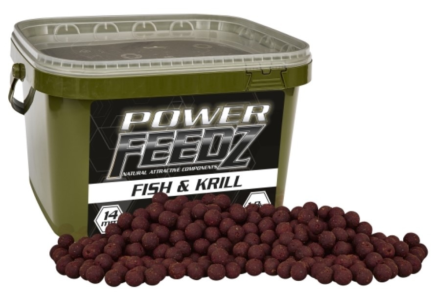 Бойлы для рыбалки Power Feedz Fish&Krill 14mm 1.8kg