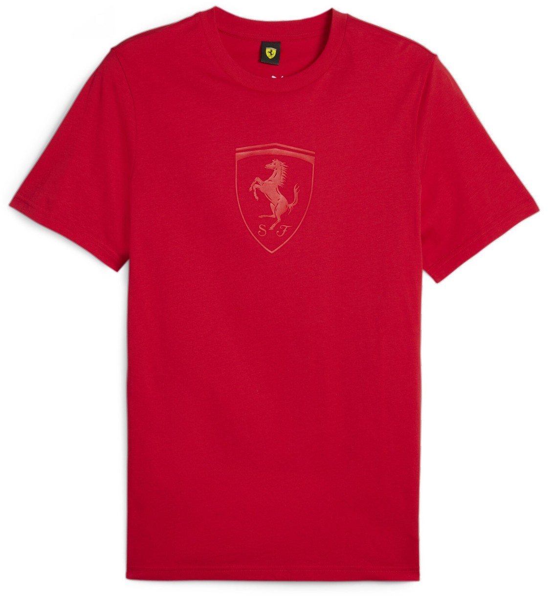 Мужская футболка Puma Ferrari Race Big Shield Tonal Rosso Corsa, s.XL