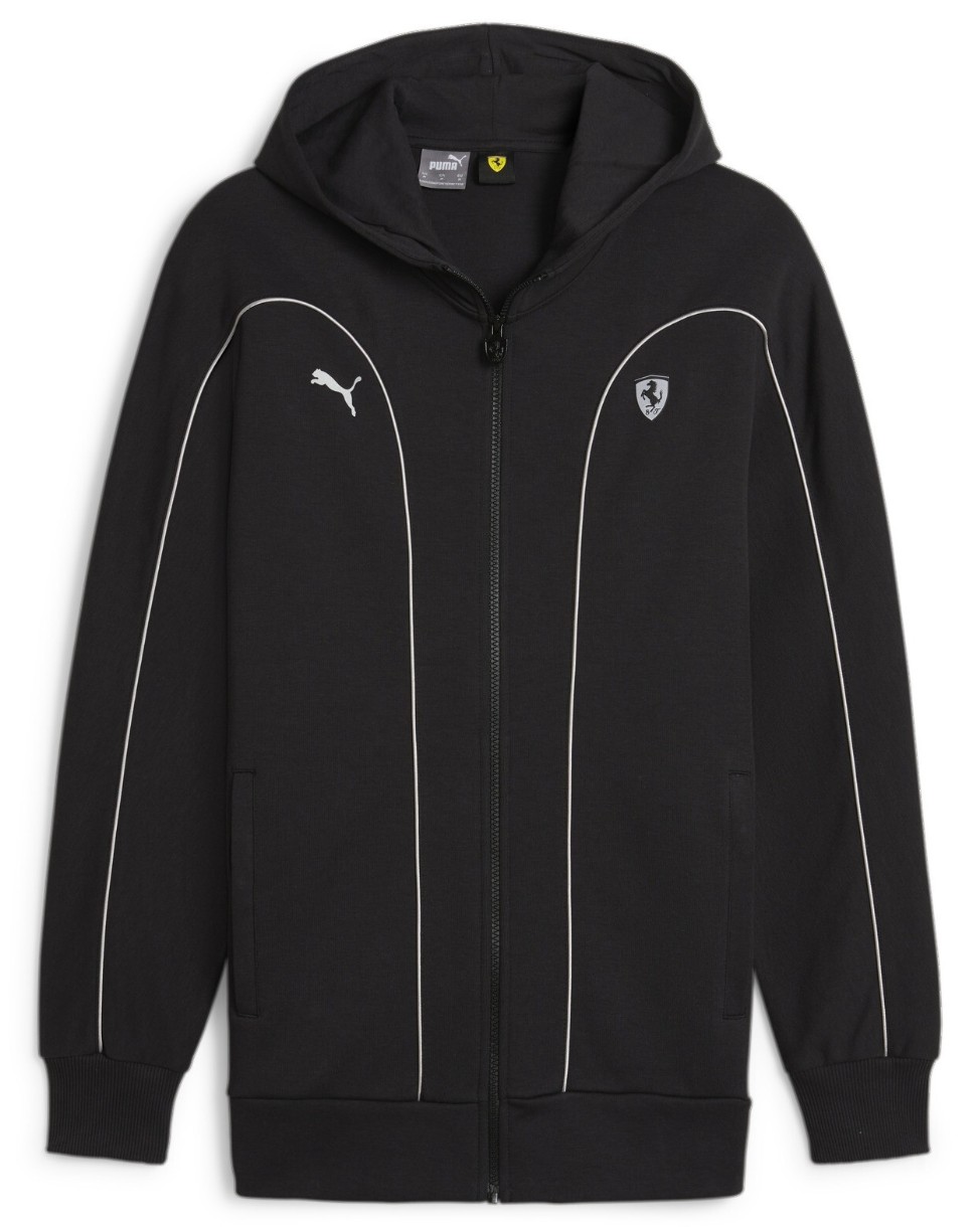 Мужская толстовка Puma Ferrari Style Hooded Jacket Puma Black XL (62382401)