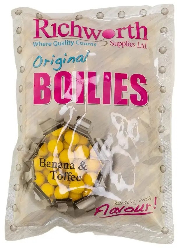 Boilies pentru pescuit Richworth Banana/Toffee 20mm 1kg