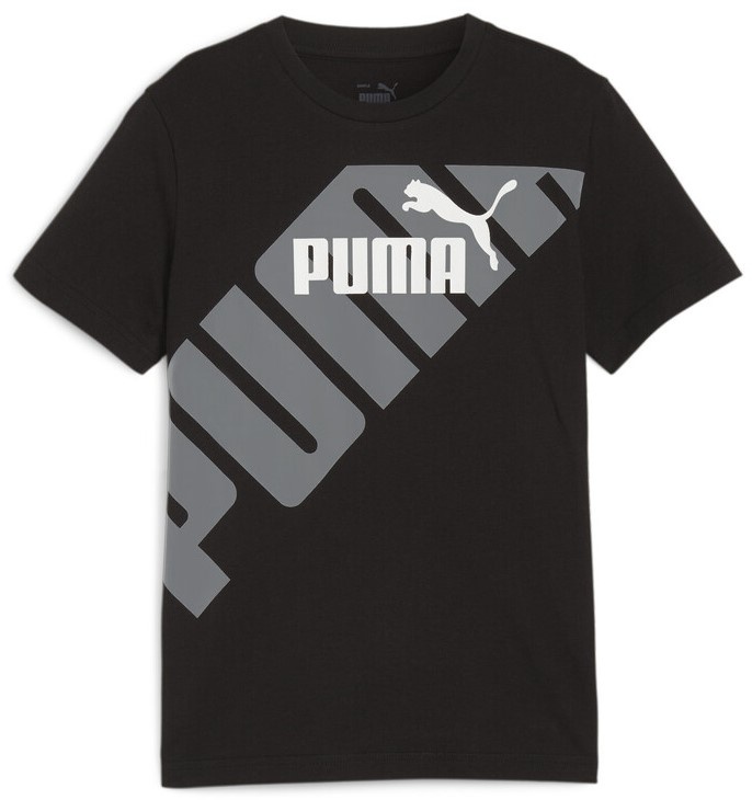 Детская футболка Puma Power Graphic Tee B Puma Black, s.128