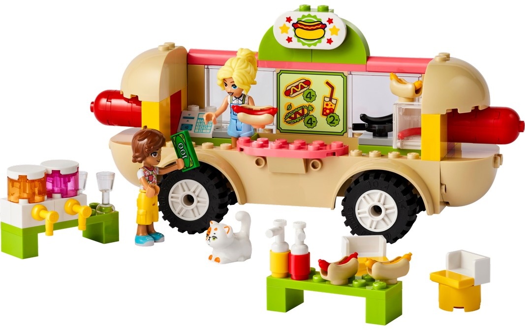 Set de construcție Lego Friends: Hot Dog Food Truck (42633)
