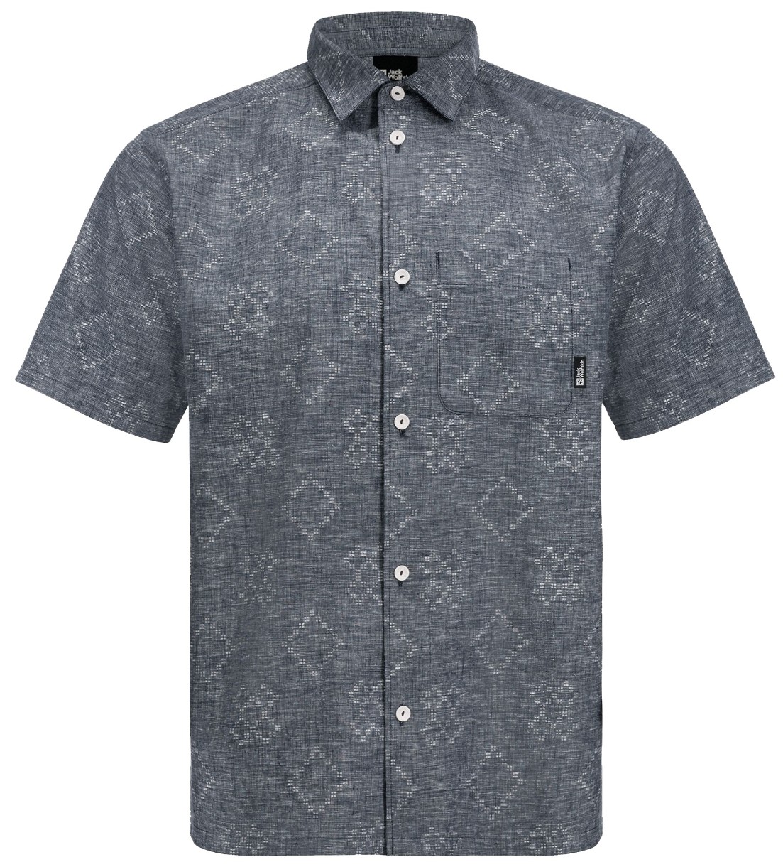 Cămașă bărbătească Jack Wolfskin Karana Shirt M Gray, s.L