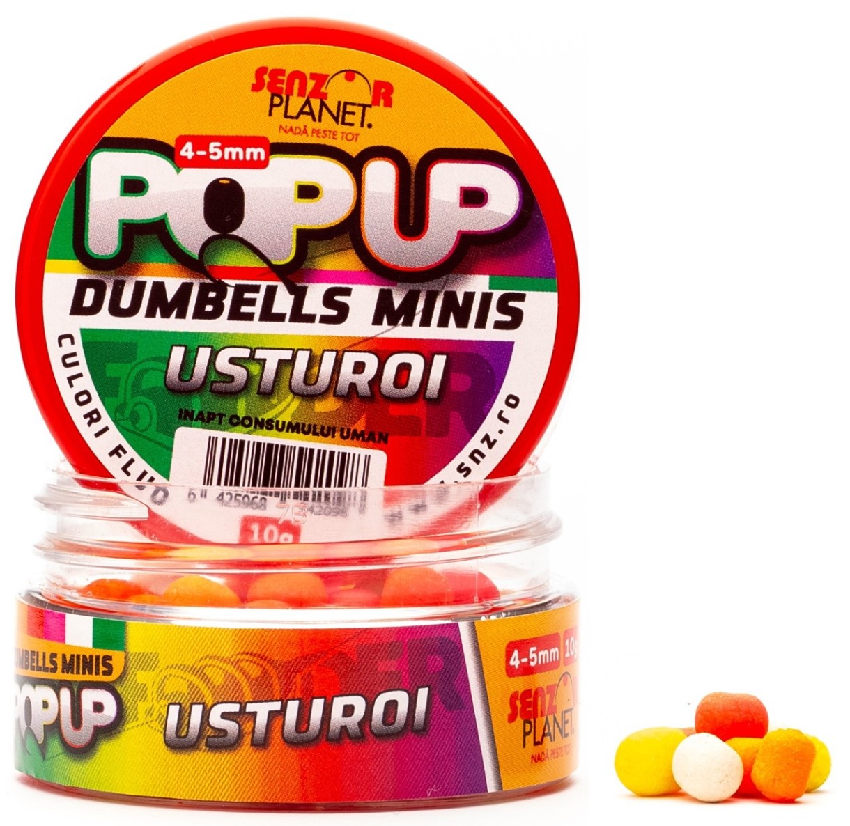 Boilies pentru pescuit Senzor Dumbells Minis Usturoi 4-5mm 10g