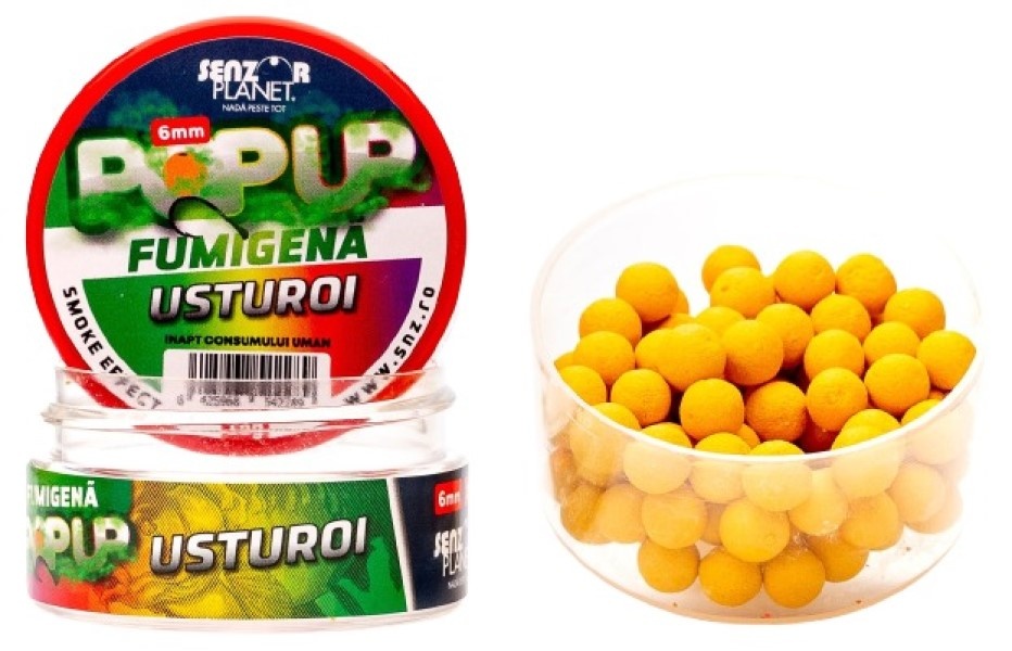Boilies pentru pescuit Senzor Fumigenă Usturoi 6mm 15g