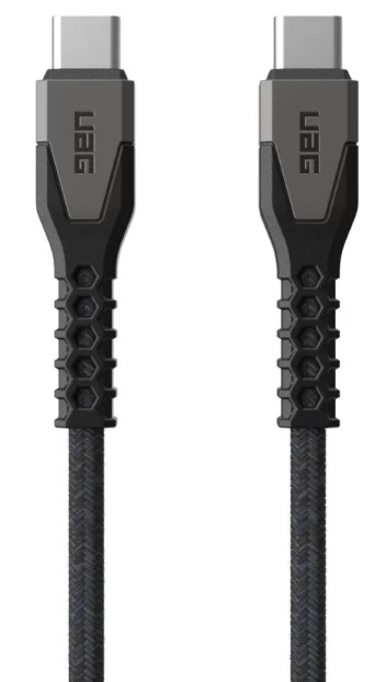 USB Кабель UAG Type-C to Type-C 1.5m Black/Gray (9B4413114030)