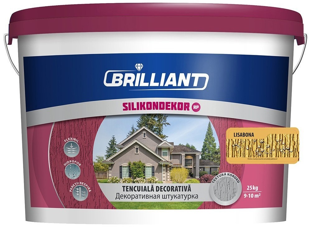 Штукатурка Brilliant Silikondekor RP Lisabona 25kg