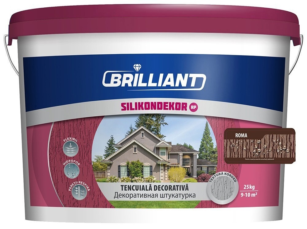 Штукатурка Brilliant Silikondekor RP Roma 25kg