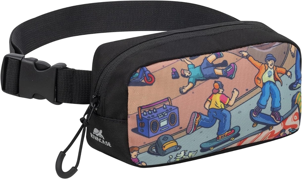 Geantă Rivacase 5410 Skaters Black