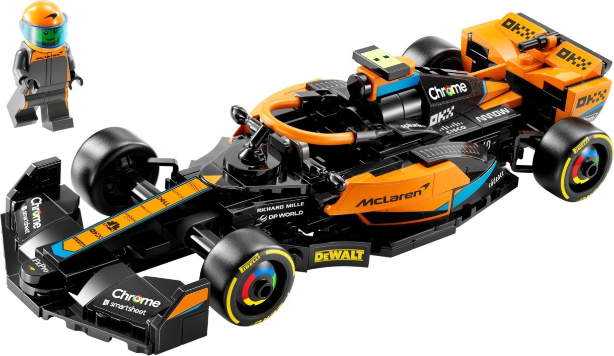 Set de construcție Lego Speed Champions: 2023 McLaren Formula 1 Race Car (76919)