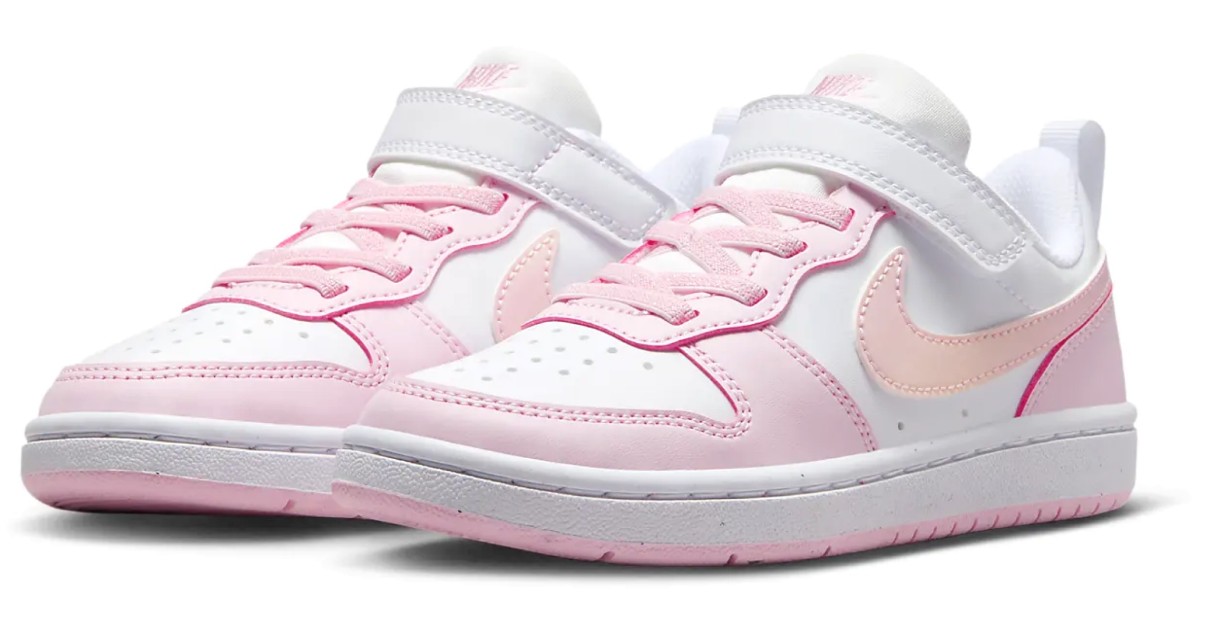Ghete pentru copii Nike Court Borough Low Recraft (Ps) White, s.28