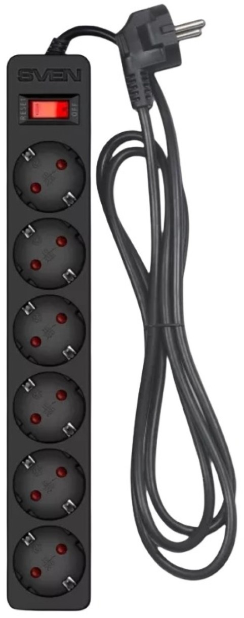 Protecţie împotriva supratensiunii Sven SF-06E 5m Black