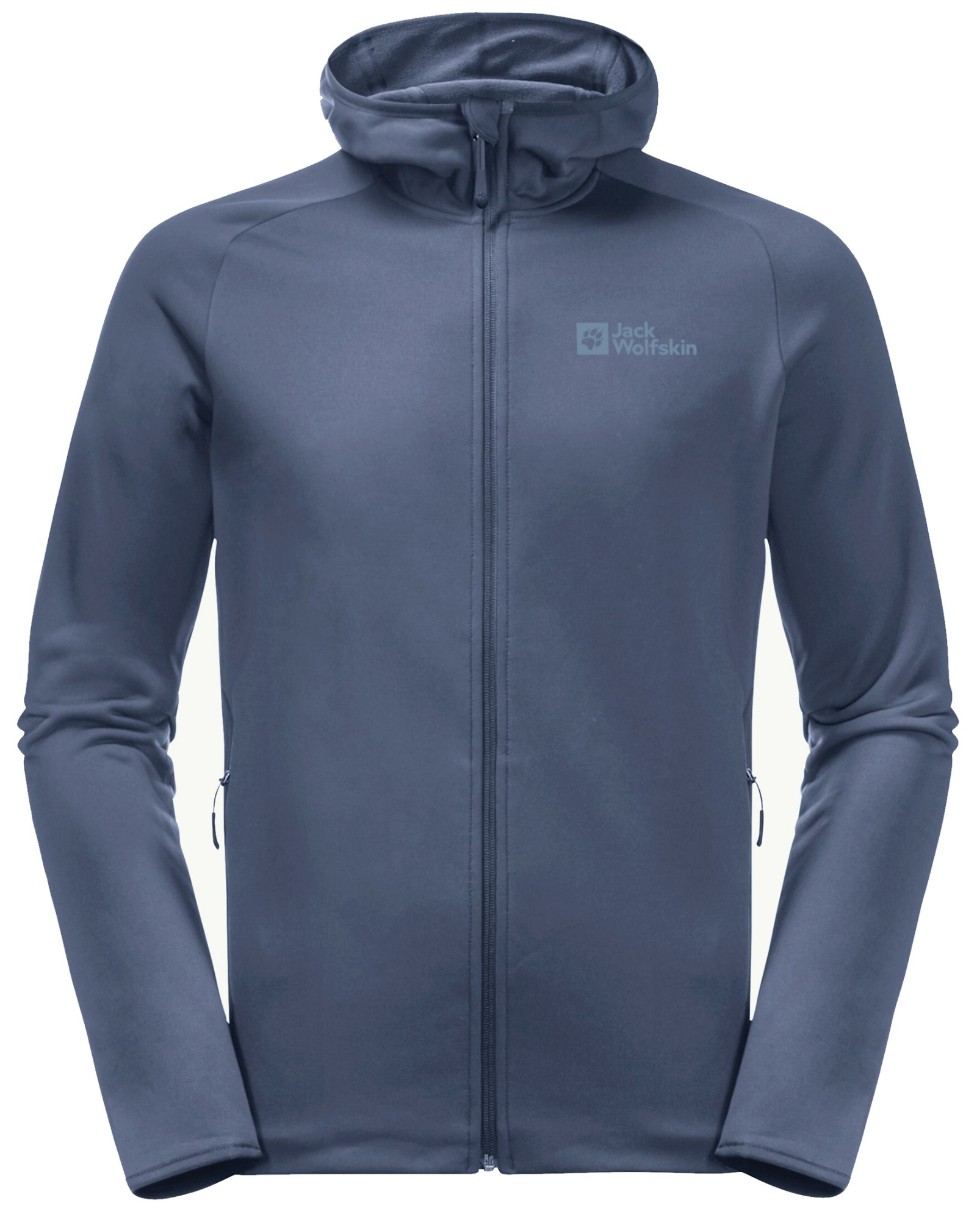 Hanorac pentru bărbați Jack Wolfskin Baiselberg Hooded Fz M Navy, s.S