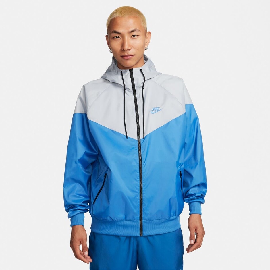Мужская ветровка Nike M Nsw Spe Wvn Lnd Wr Hd Jkt Star Blue/Wolf Grey, s.XL