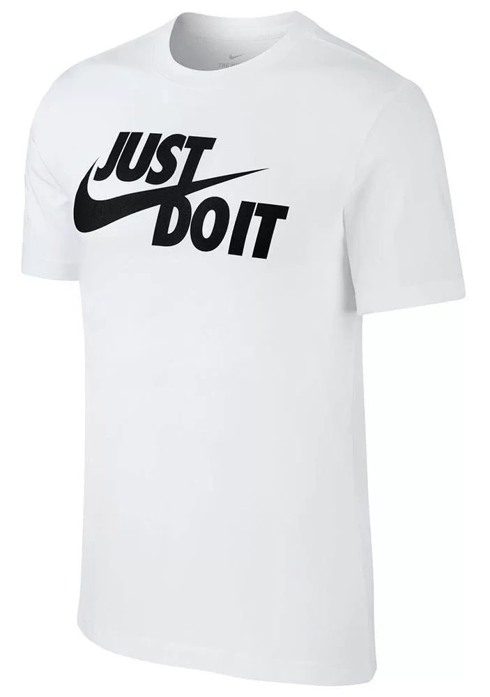 Мужская футболка Nike Shirt Sportswear Just Do It Swoosh Tee White, s.XXL