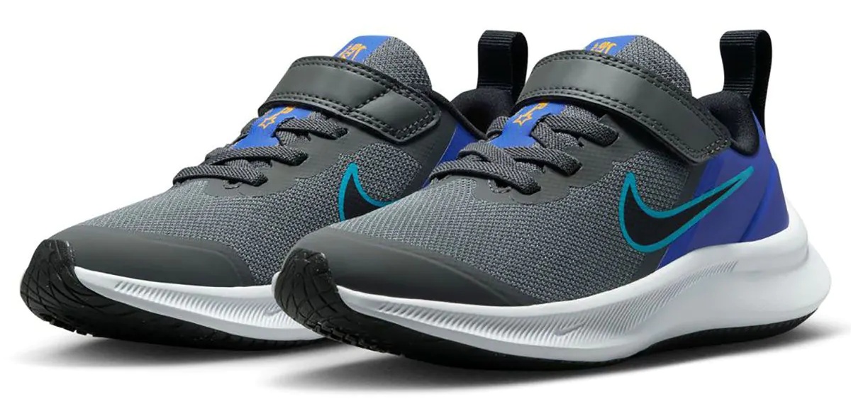 Кроссовки детские Nike Star Runner 3 (Psv) Grey/Blue s.28