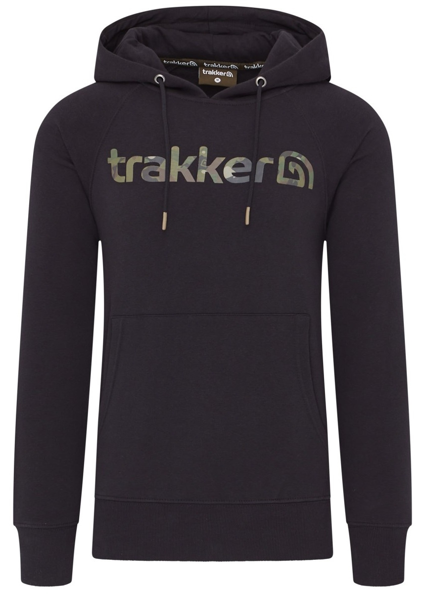 Мужская толстовка Trakker CR Logo Hoody Black Camo L