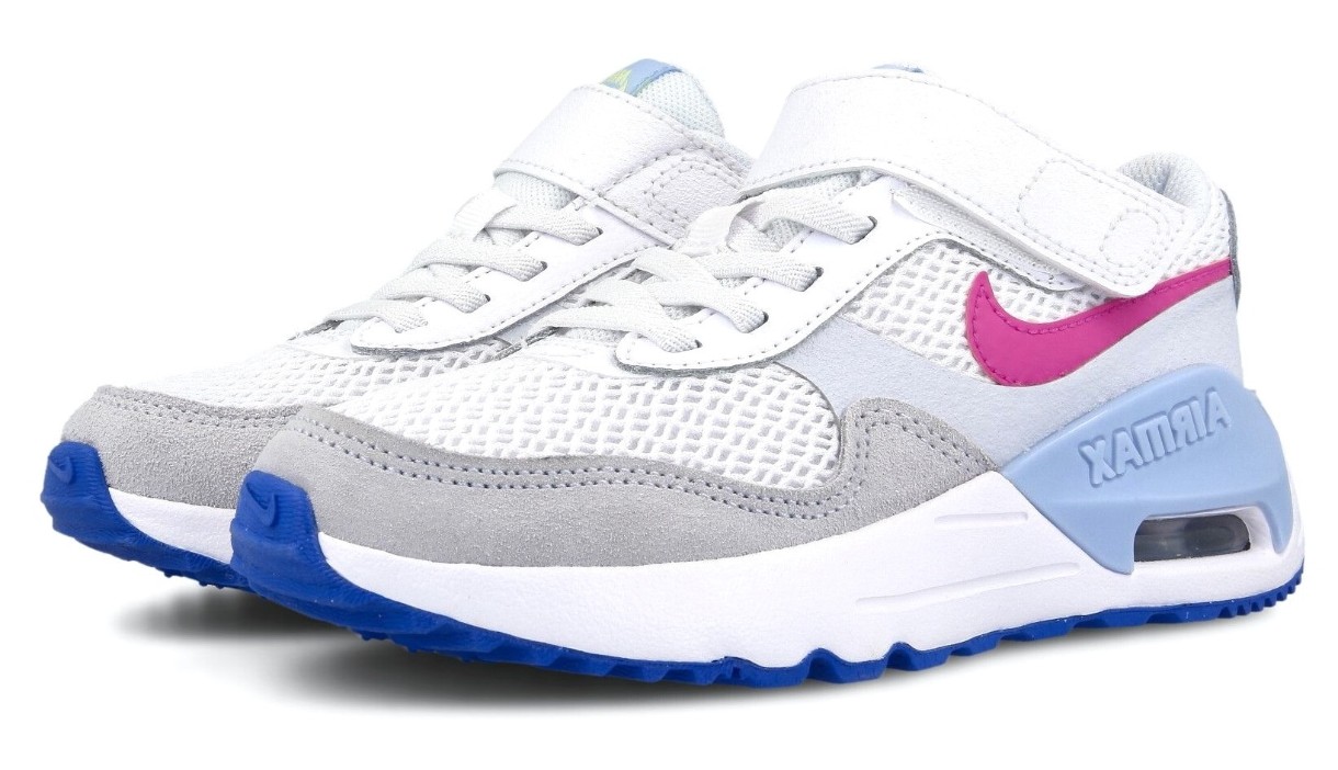 Кроссовки детские Nike Air Max Systm (Ps) White/Fuchsia/Grey, s.33.5
