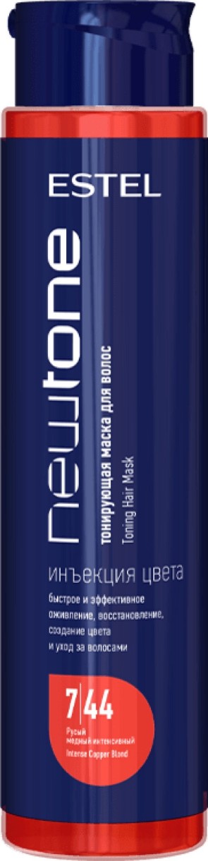 Mască tonifiantă pentru păr Estel NewTone 7/44 Blond intensiv în cupru 400ml