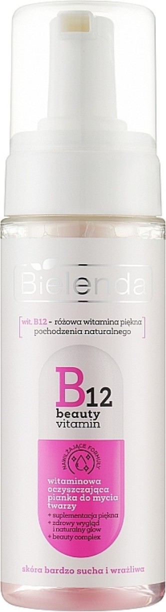 Очищающее средство для лица Bielenda B12 Beauty Vitamin Cleansing Foam 150ml