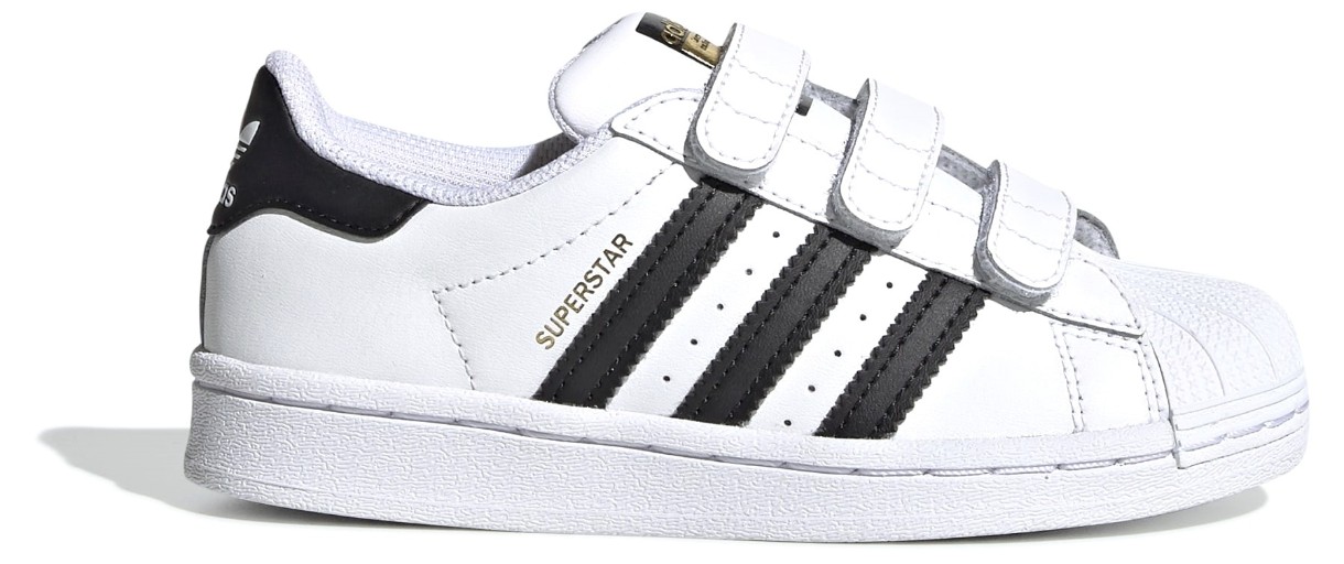 Кроссовки детские Adidas Superstar Cf C White 33